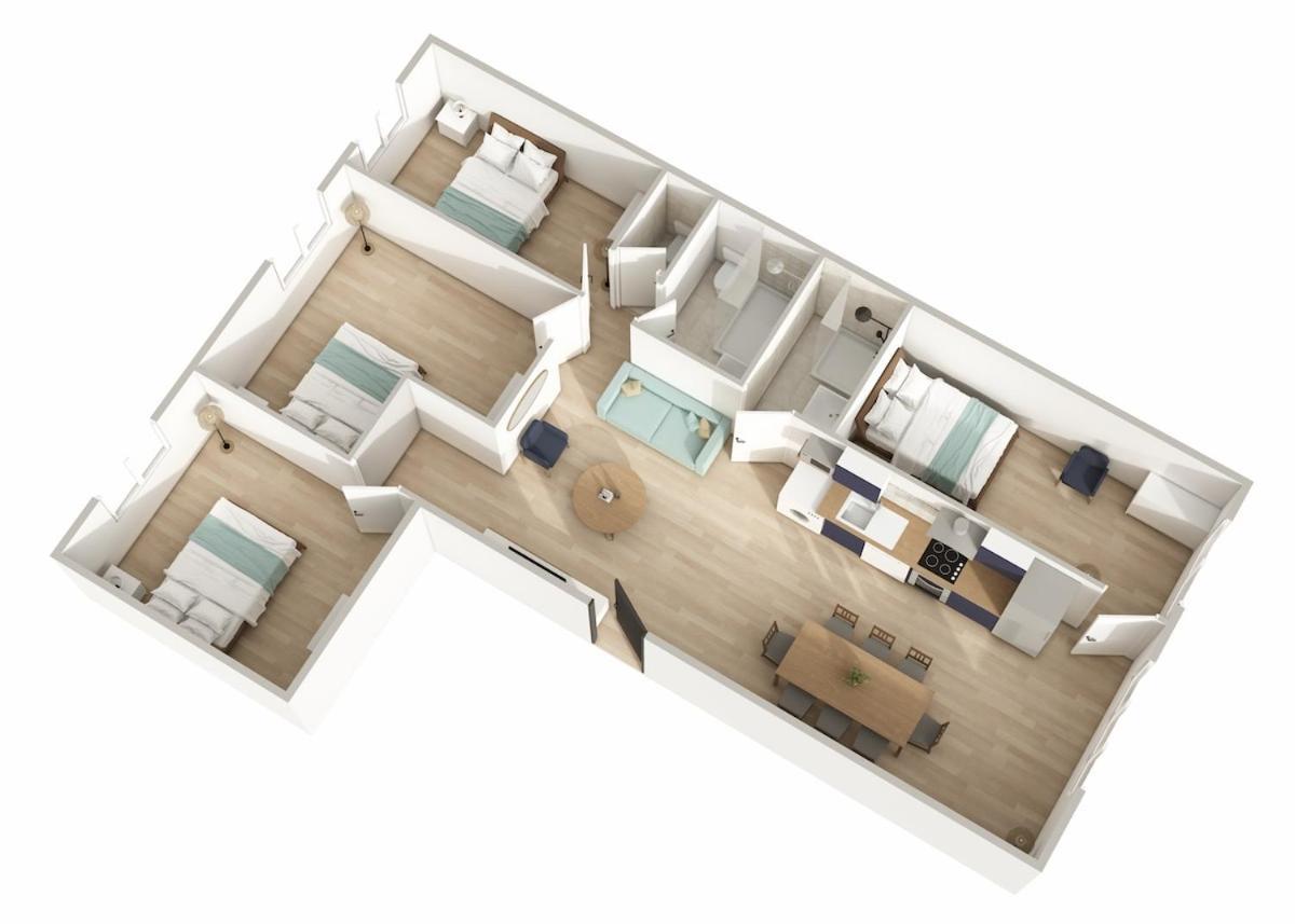 Appartement 4 Chambres شامبيني-سور-مارن المظهر الخارجي الصورة